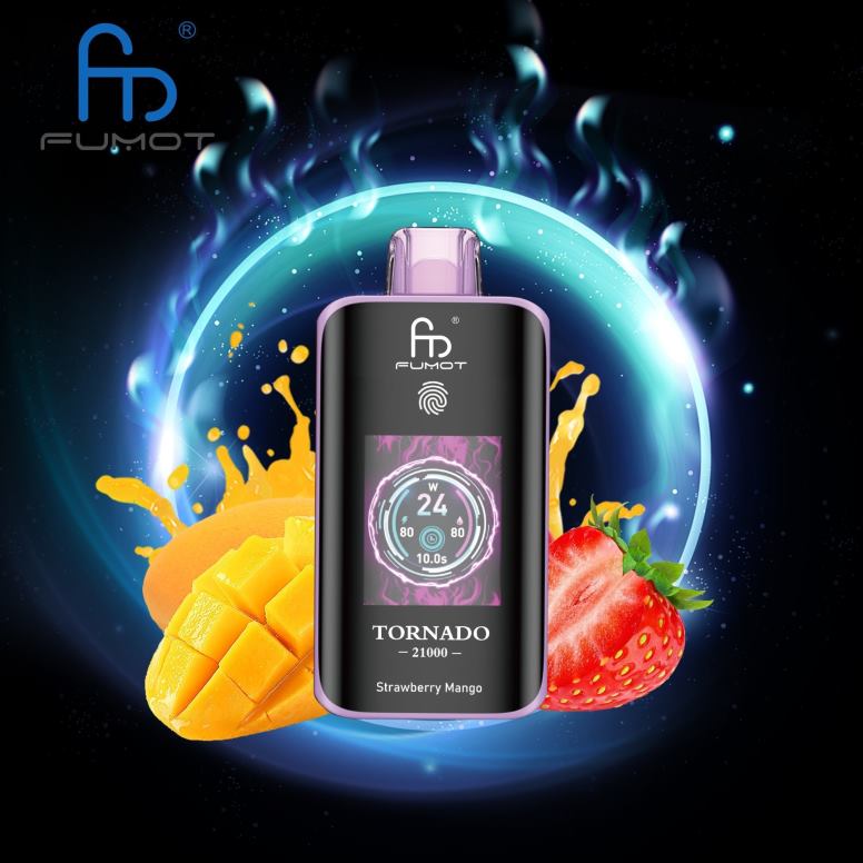 Fumot Tornado 25000 wegwerpdamp aardbei-mango - H42Z611 Fumot Vape Online Shop