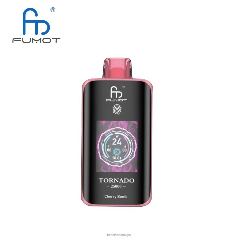 Fumot Tornado 25000 wegwerpdamp kersen bom - H42Z64 Fumot Vape Online Shop