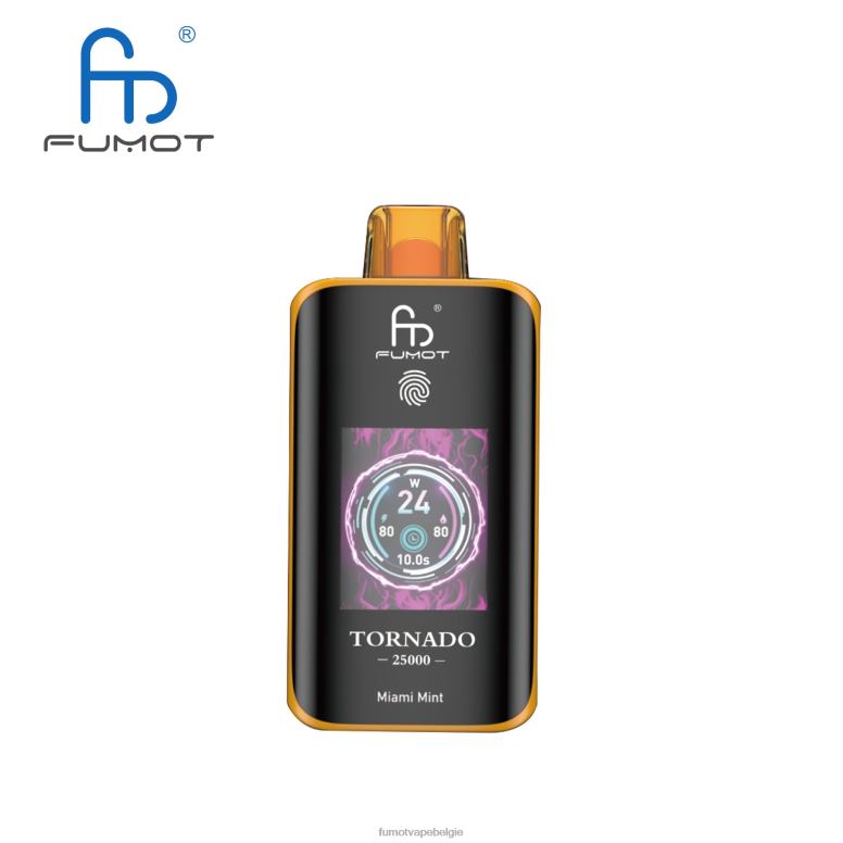 Fumot Tornado 25000 wegwerpdamp miami munt - H42Z68 Fumot Vape Online Shop