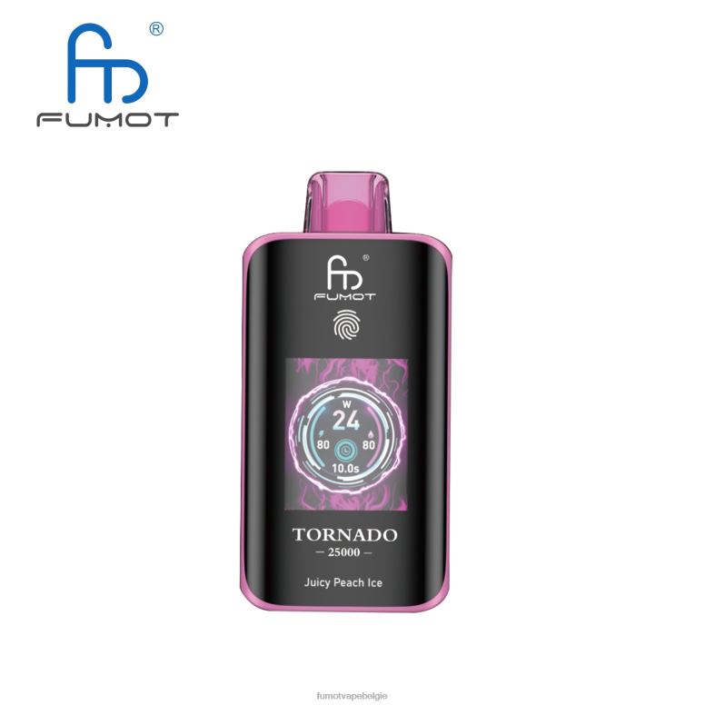 Fumot Tornado 25000 wegwerpdamp sappig perzikijs - H42Z67 Fumot Vape Online Shop