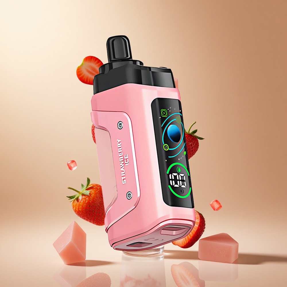 Razz Bar 45000 Puffs Wegwerp Vape Aardbei Ijs Met Aanpasbare Luchtstroom