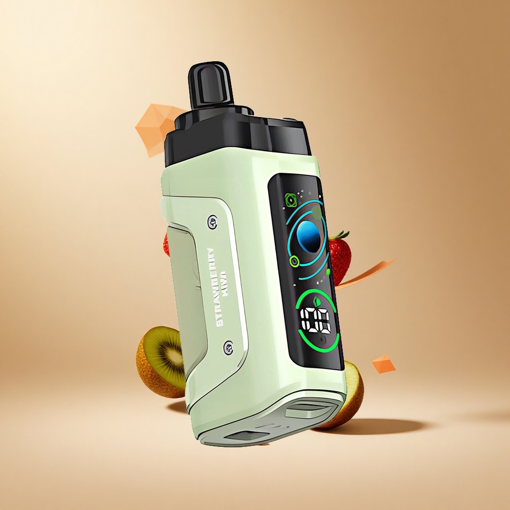 Razz Bar 45000 Puffs Wegwerp Vape Aardbei Kiwi met Aanpasbare Luchtstroom en 20 mg/ml Nicotine Sterkte