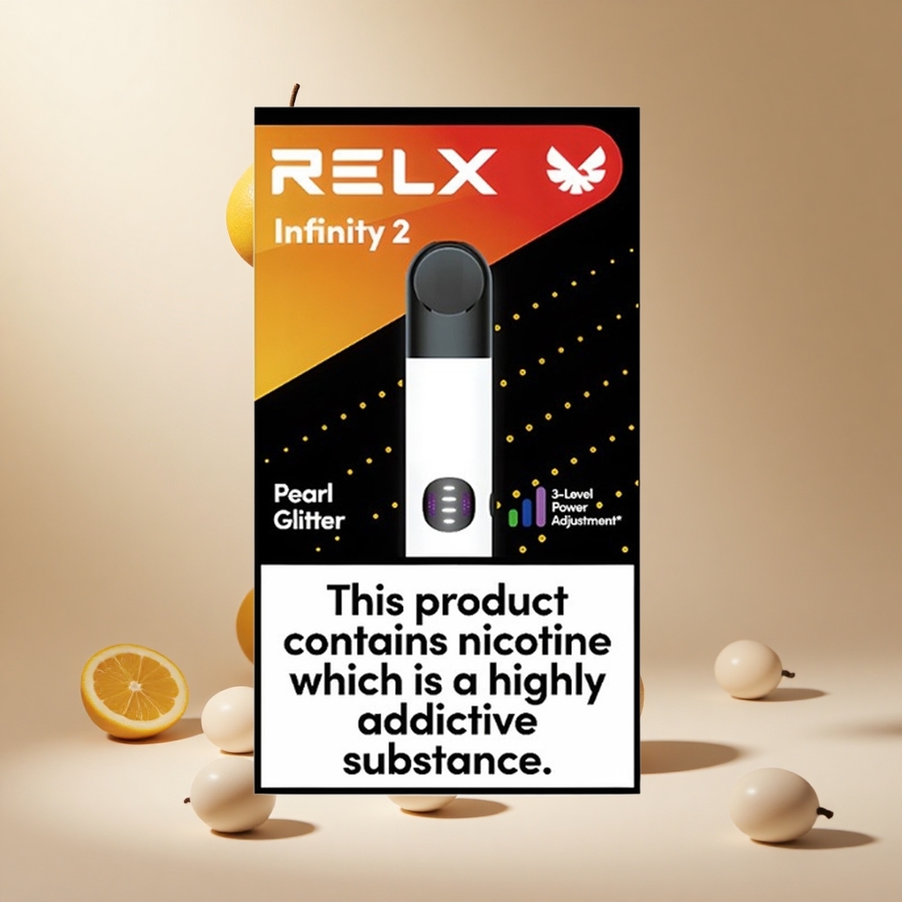 RELX Infinity 2 capaciteit 1,9 ml Parelpoeder
