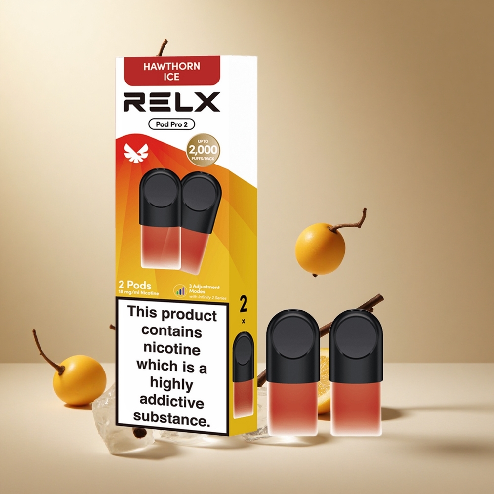 RELX Pod Pro 2 Meidoorn IJs met 1,9ml Vloeistof en 1,8% Nicotine