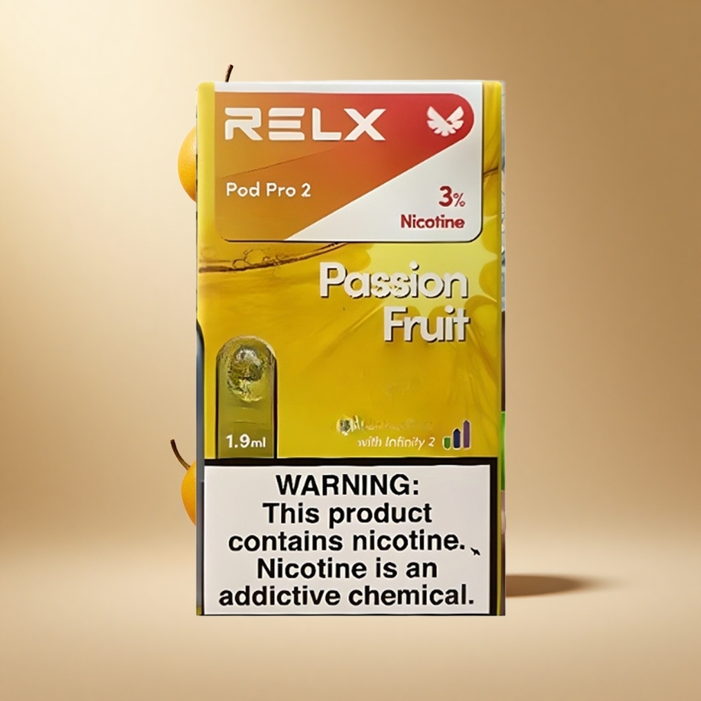 RELX Pod Pro 2 Passievrucht met 3% Nicotine en 1.9ml Capaciteit
