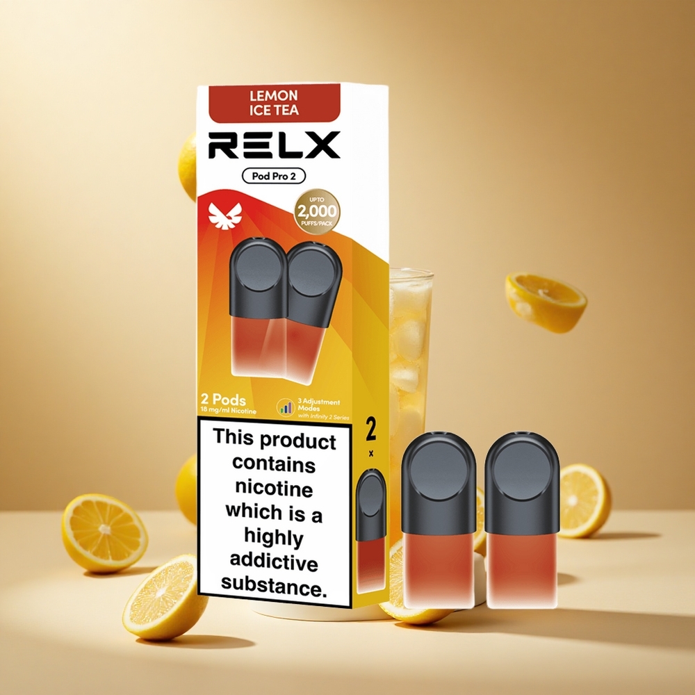 RELX Pod Pro 2 Thee-Citroen IJsthee 1.9ml 600 Puffsjes