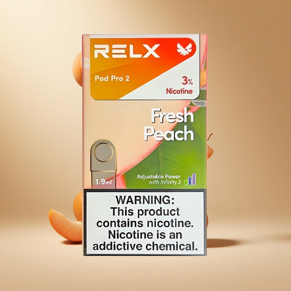 RELX Pod Pro 2 Verse Perzik met 3% Nicotine en 1.9ml Capaciteit