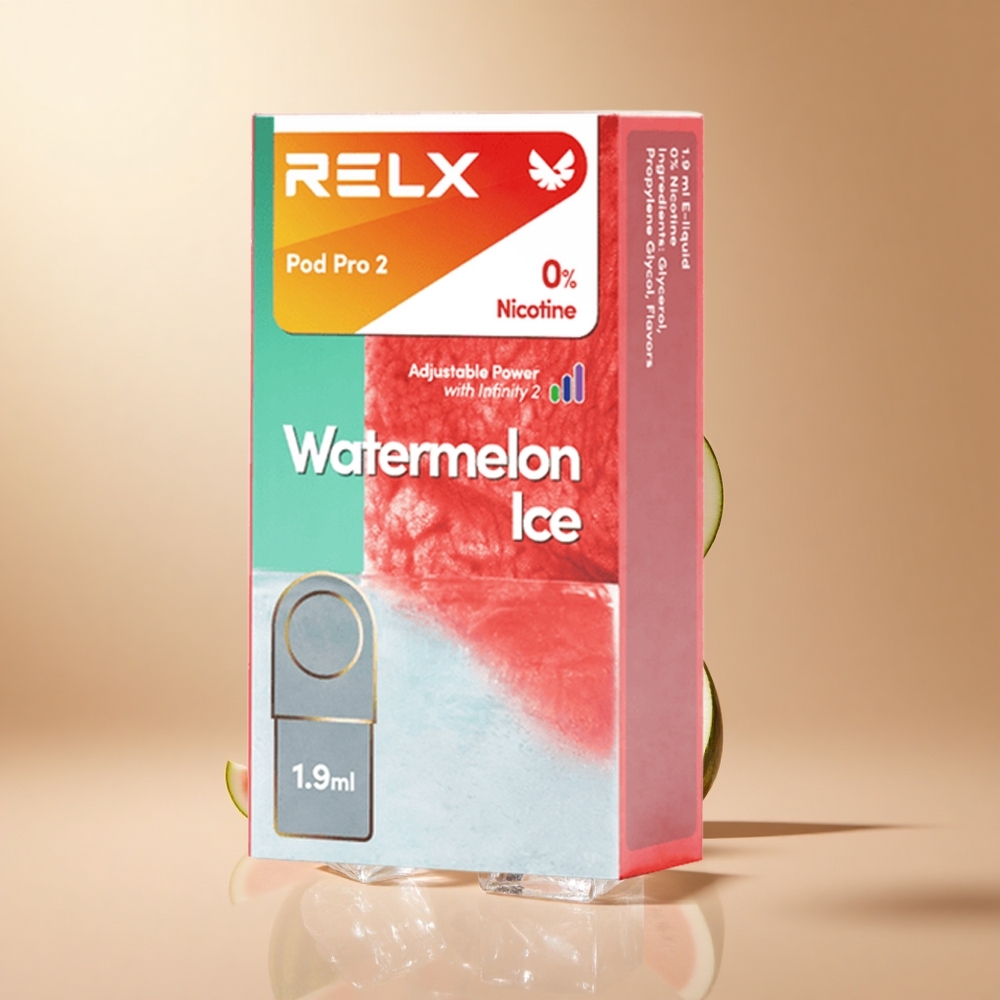 RELX Pod Pro 2 Watermeloen IJs 0% Nicotine 1.9ml Vloeistof