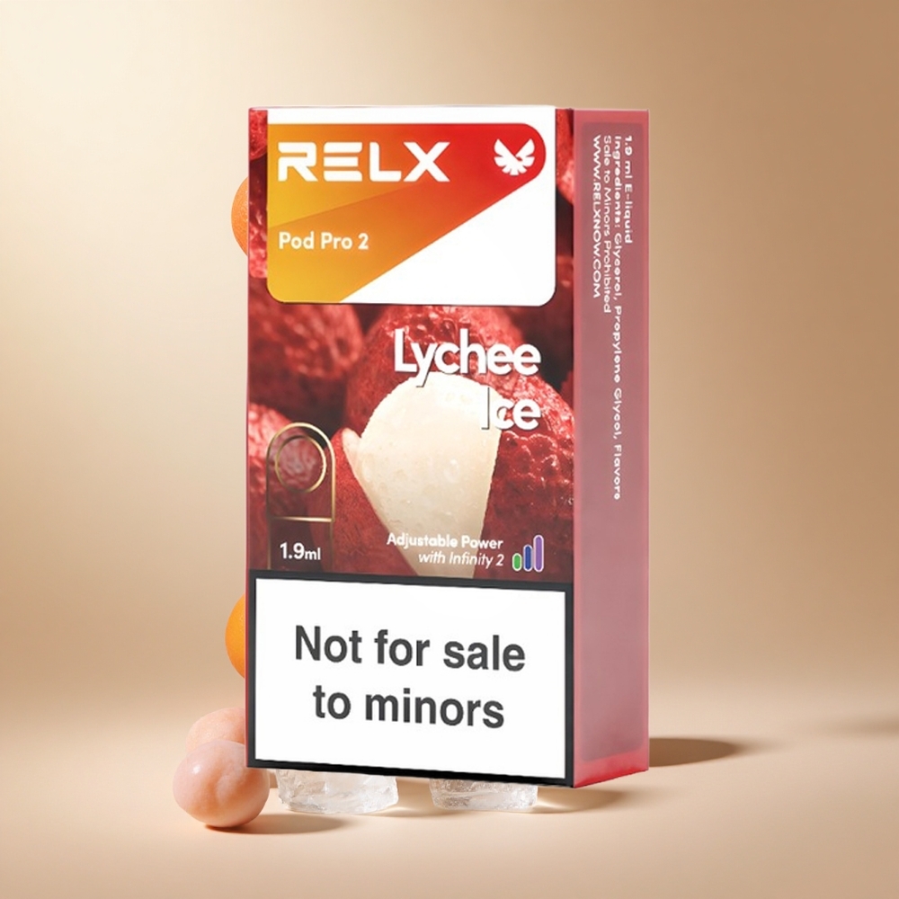 RELX Pod Pro 2 mondstukken Lychee IJs 1.9ml 0% nicotine