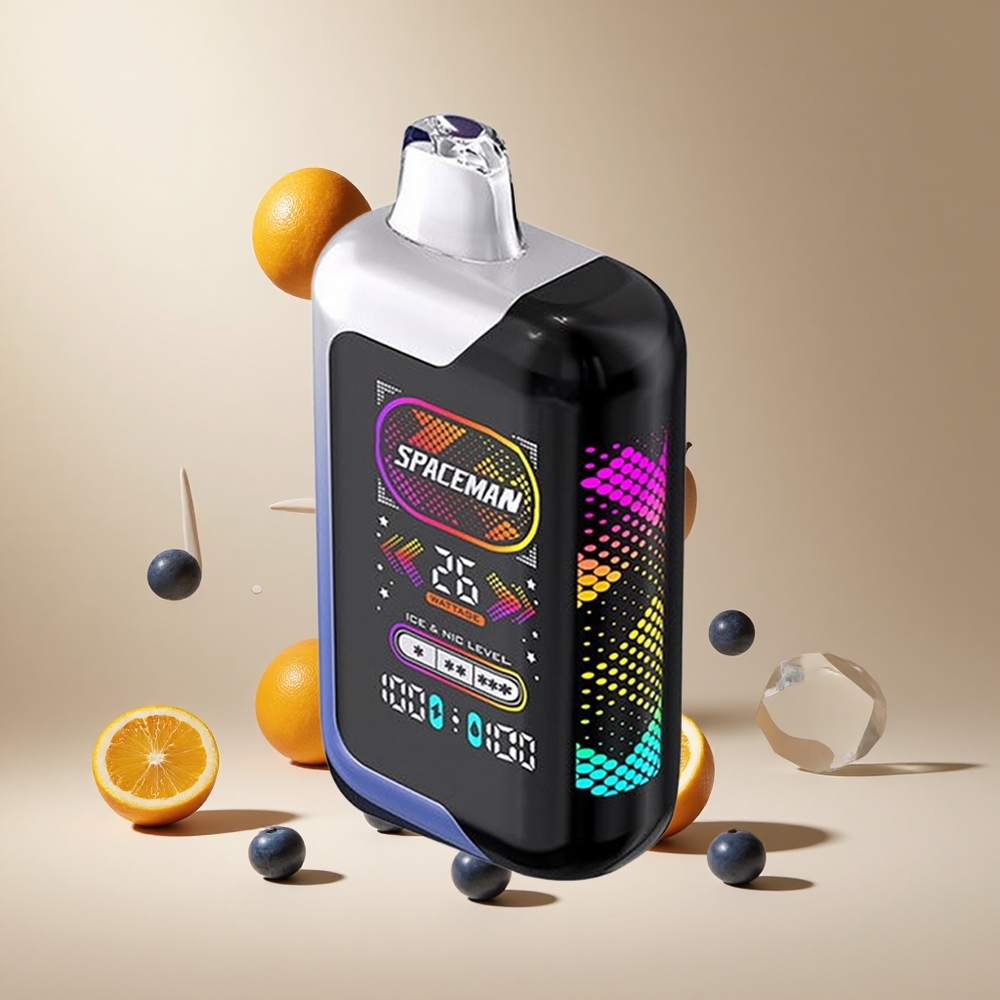SMOK SPACEMAN SP40000 Wegwerp Vape Blauwe Framboos Ijs met 20ml Vloeistof en 40000 Puffs