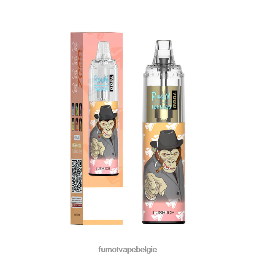 Fumot Belgie LX0PBF84 mango op ijs 7000 wegwerp-vape-pen - 14 ml (1 stuk) Fumot Tornado
