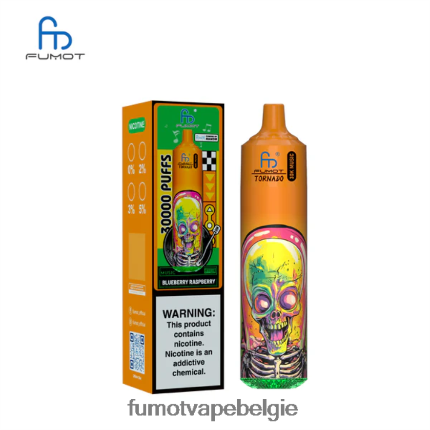 Fumot Vape Price 2D2V245 bosbes framboos Fumot Tornado 30k muziek