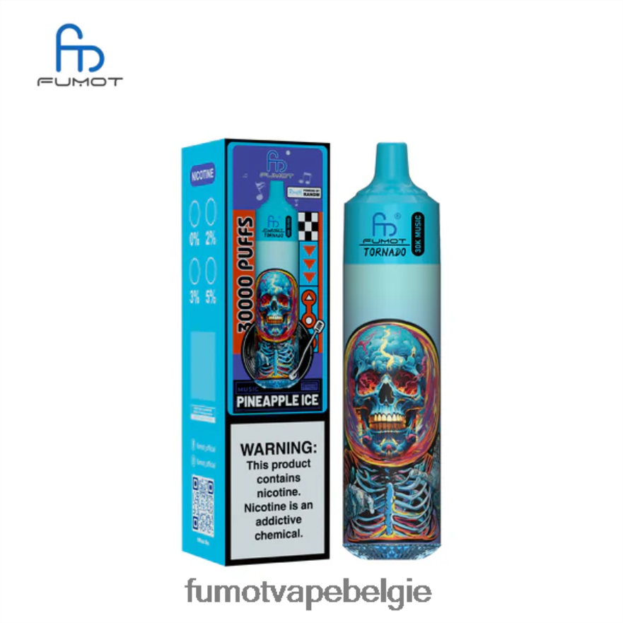 Fumot Vape Review 2D2V2422 ananas ijs Fumot Tornado 30k muziek