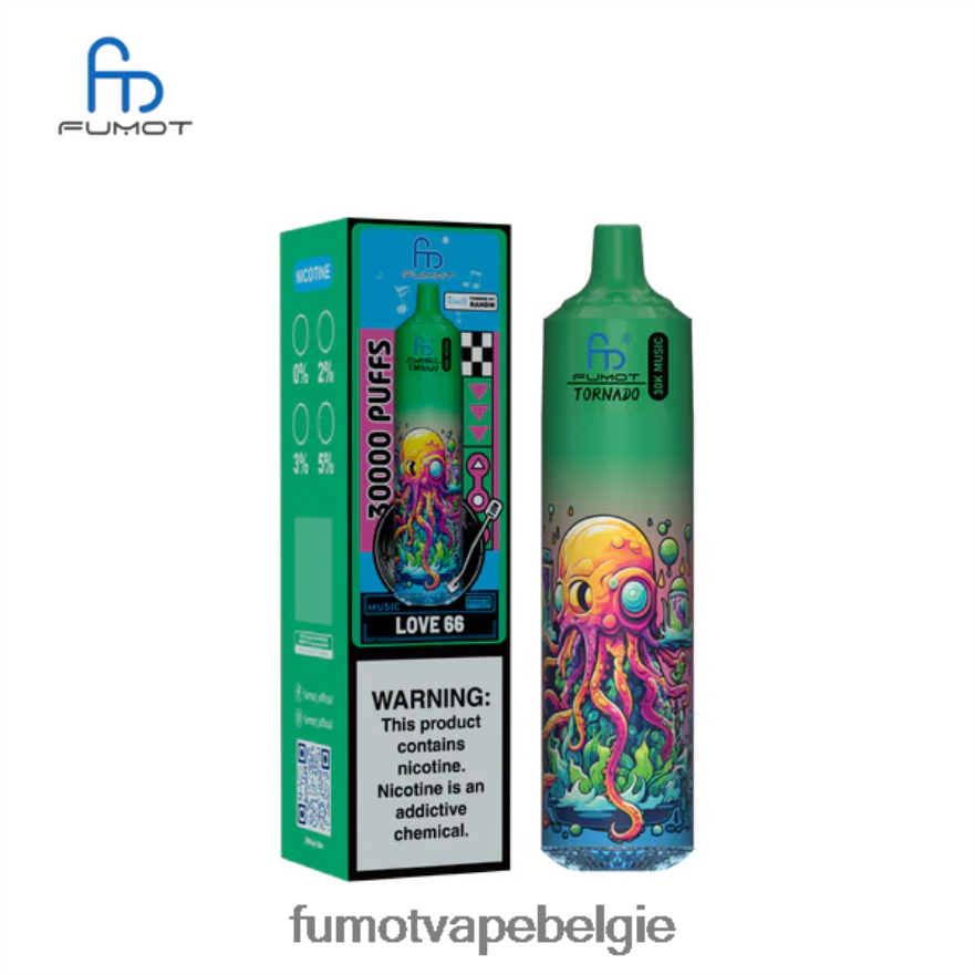 Fumot Vape Sale 2D2V2416 liefde 66 Fumot Tornado 30k muziek