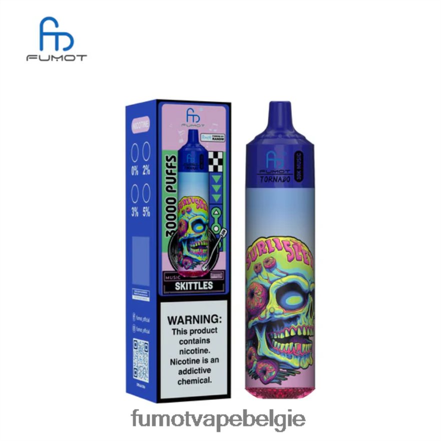 Fumot Vape Sale 2D2V2424 kegelen Fumot Tornado 30k muziek