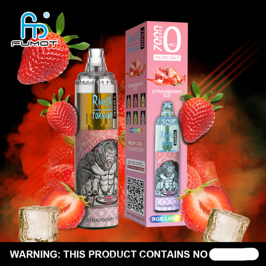 Fumot tech LX0PBF528 perzik-mango 0% 7000 14ml wegwerp-vape-pen (1 stuk) Fumot Tornado