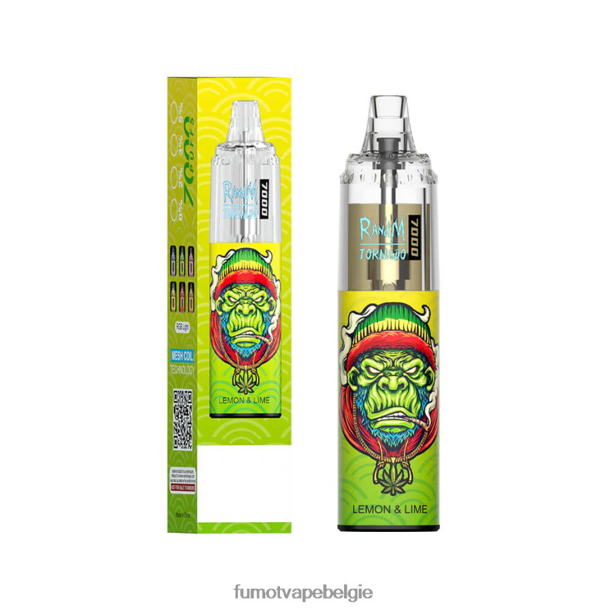 Fumot tech LX0PBF58 bessen limonade 14 ml 7000 wegwerp-vape-pen (1 stuk) Fumot Tornado