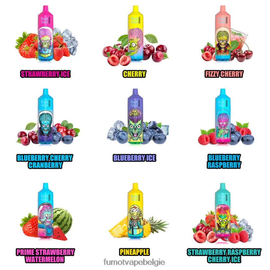 Fumot vape sale LX0PBF225 roze limonade 1 stuk 9000 pro 18 ml wegwerpvape Fumot Tornado