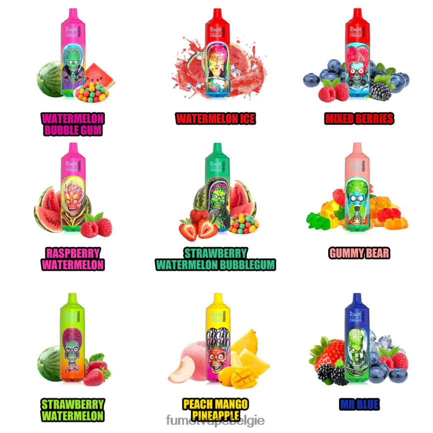 Fumot vape sale LX0PBF225 roze limonade 1 stuk 9000 pro 18 ml wegwerpvape Fumot Tornado