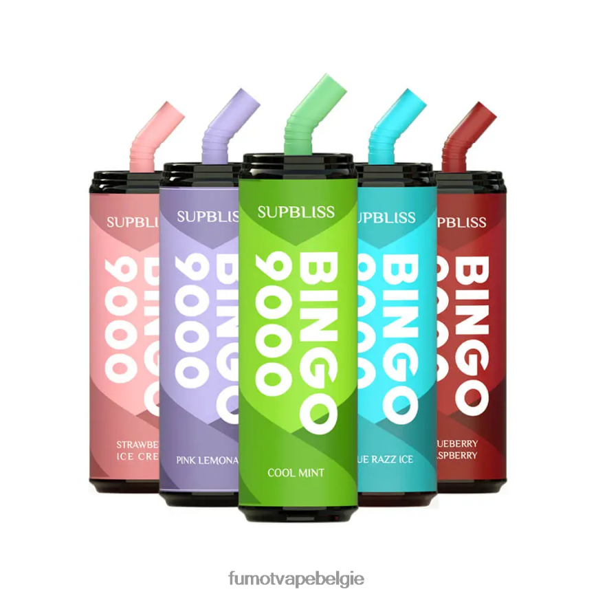 Fumot store LX0PBF470 kiwi-passievrucht-guave 9000 wegwerp-vape-pen (1 stuk) - 18 ml Fumot Supbliss Bingo